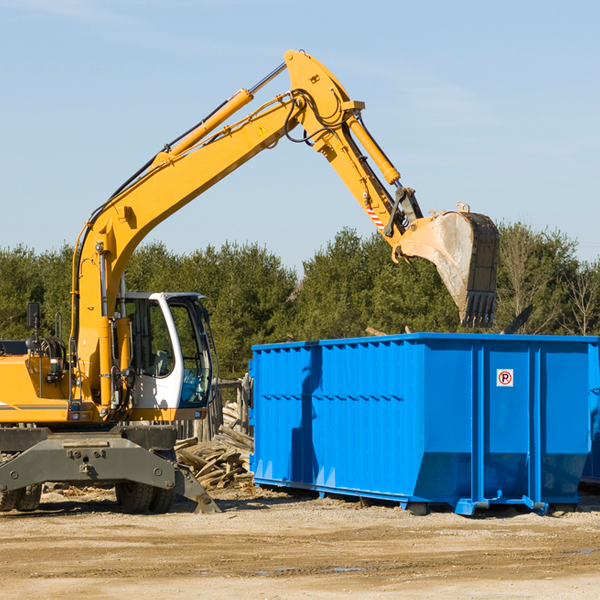 what size residential dumpster rentals are available in Ball Ground Georgia